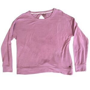 CALIA by Carrie Underwood Pink Crewneck Pullover Sweatshirt
